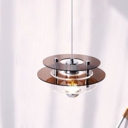 Luminária pendente nórdica pós-moderna decoração acrílica luz suspensa