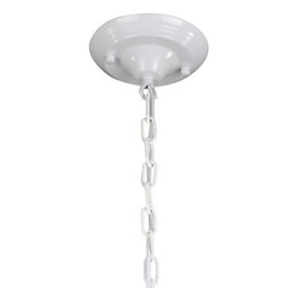 Lustre Mini Estilo Country Garage branco + azul Luzes de vidro