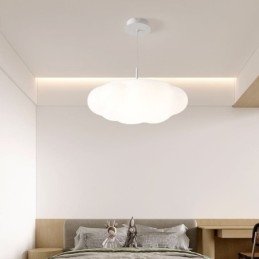 Luminária Pendente Criativa Luminária Pendente Nuvem Branca