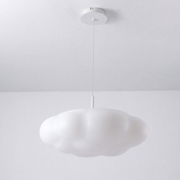 Luminária Pendente Criativa Luminária Pendente Nuvem Branca