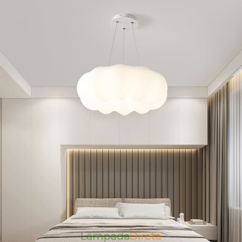 Luminária pendente nórdica Criatividade Forma de abóbora Luzes suspensas
