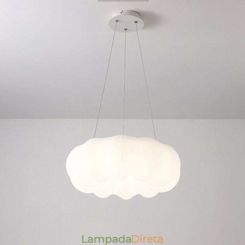 Luminária pendente nórdica Criatividade Forma de abóbora Luzes suspensas