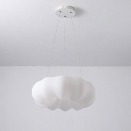 Luminária pendente nórdica Criatividade Forma de abóbora Luzes suspensas