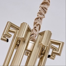 Lustre de estilo chinês Ferro Cobre Imitação Lâmpadas de Ar