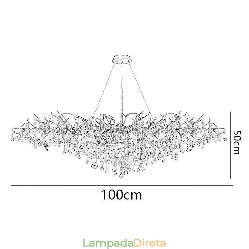 Lustre de cristal de luxo dourado moderno teto pendurado lâmpada jantar