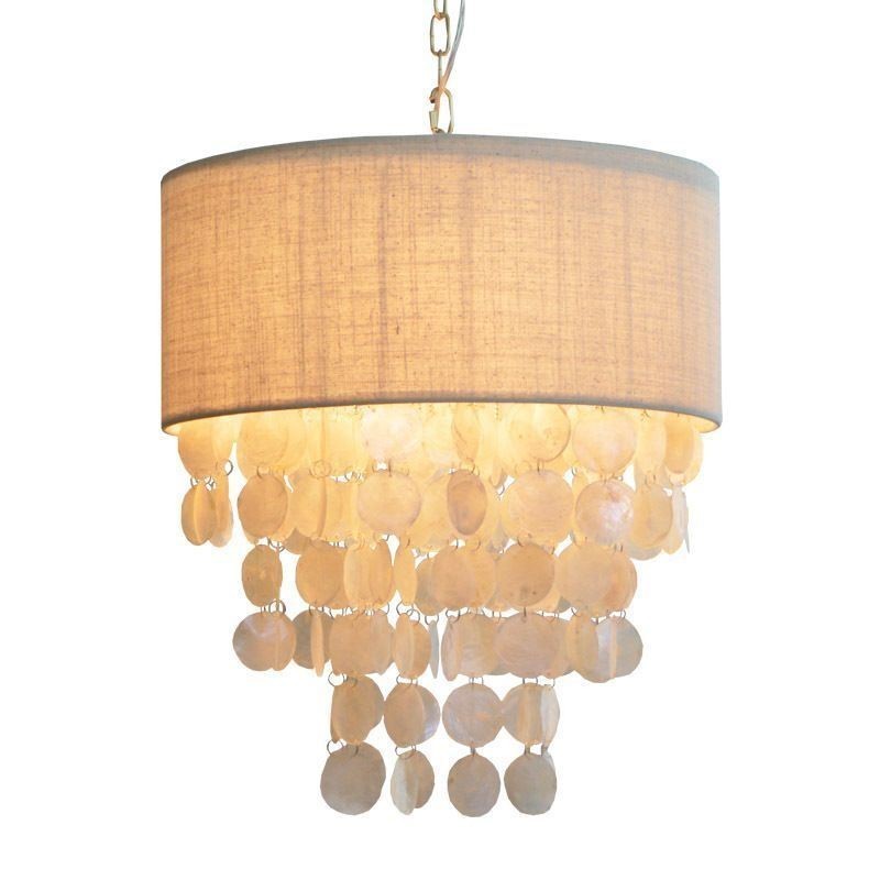 Luminária pendente contemporânea Jellyfish Shells Lighting com abajur cilíndrico