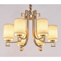 Lustre de estilo chinês Ferro Cobre Imitação Lâmpadas de Ar
