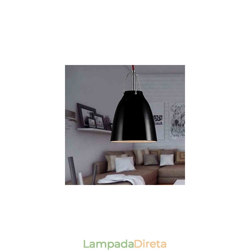 Lustre Mini Estilo Moderno Contemporâneo Metal