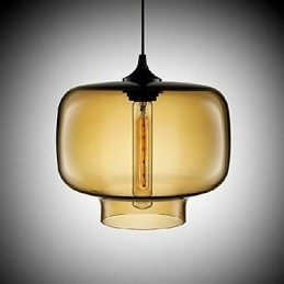 Garrafa Design Pendente 1 Luz Conciso Ferro Pintura