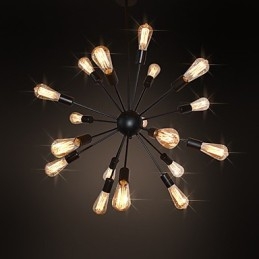Country Designers Lustre de metal de latão antigo