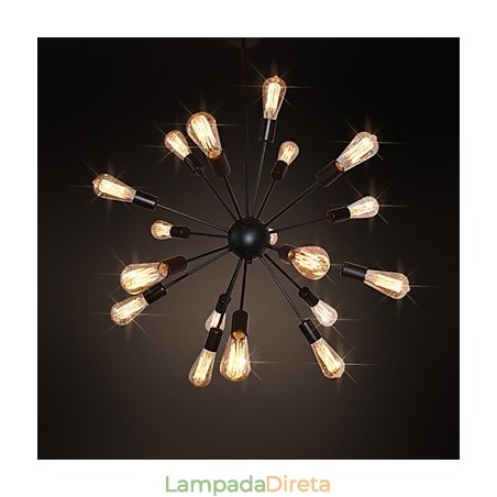 Country Designers Lustre de metal de latão antigo Country Designers Lustre de metal de latão antigo
