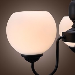 Lustre de bronze estilo vela clássico tradicional