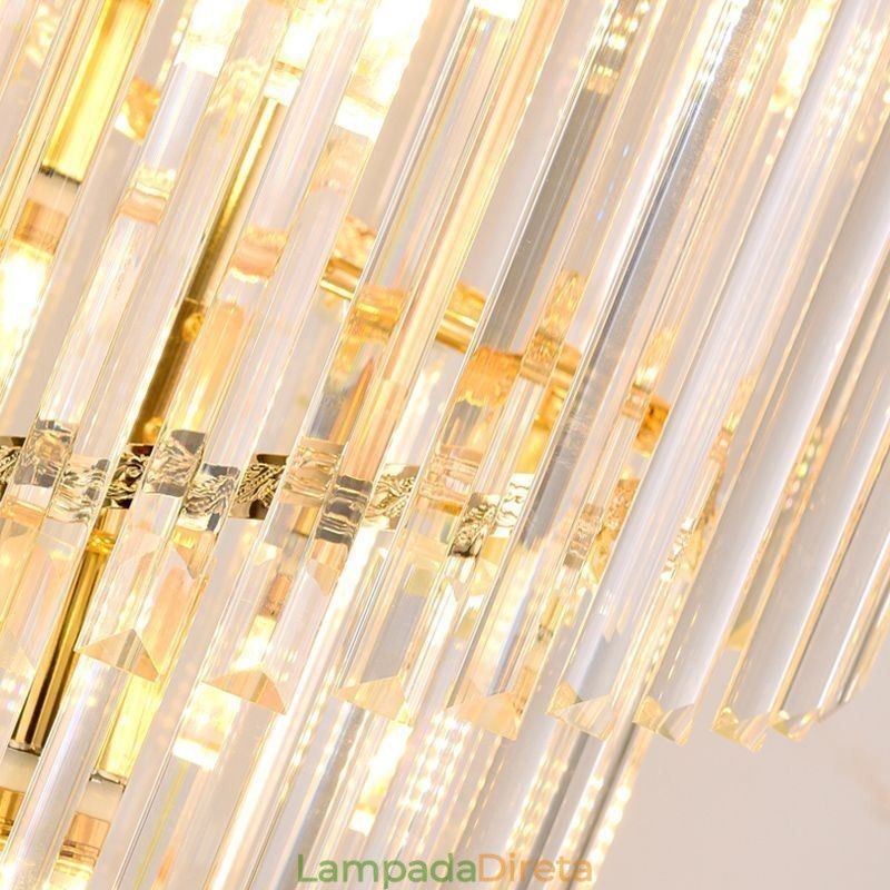 Luminária pendente brilhante grande luminária de teto