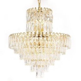 Luminária pendente de cristal moderna Luminárias de teto contemporâneas