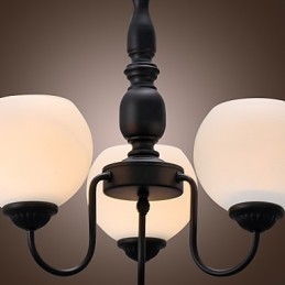 Lustre de bronze estilo vela clássico tradicional