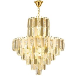 Luminária pendente de cristal moderna Luminárias de teto contemporâneas