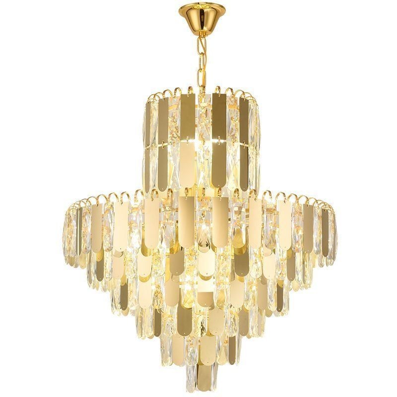 Luminária pendente de cristal moderna Luminárias de teto contemporâneas
