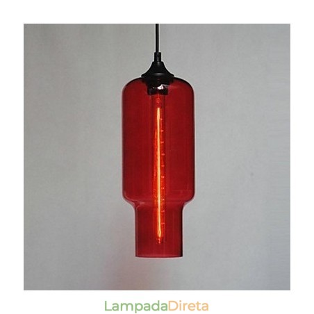 Luminária pendente de vidro moderna com design de bolha marrom Luminária pendente de vidro moderna com design de bolha marrom