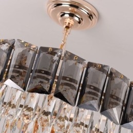 Luminárias de teto contemporâneas com pingente de cristal