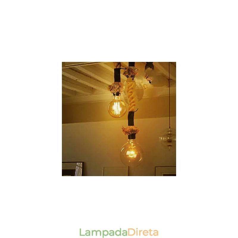 Lustre Mini Estilo Tradicional Clássico Vidro Pendente Luz