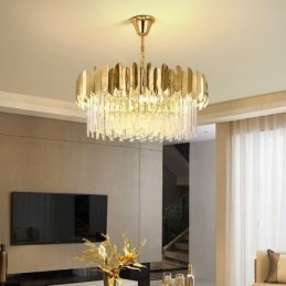 Lindo pendente K9 Cristal Luz de teto