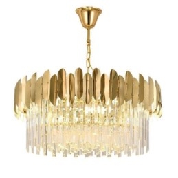 Lindo pendente K9 Cristal Luz de teto