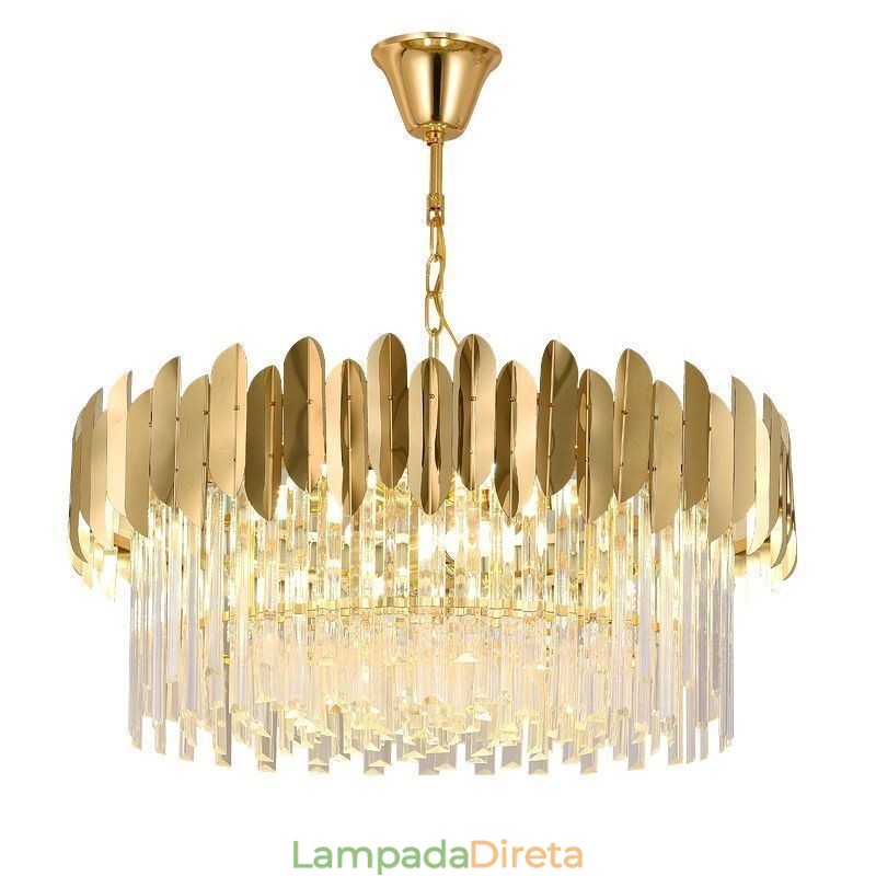 Lindo pendente K9 Cristal Luz de teto