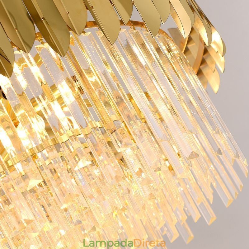 Lindo pendente K9 Cristal Luz de teto