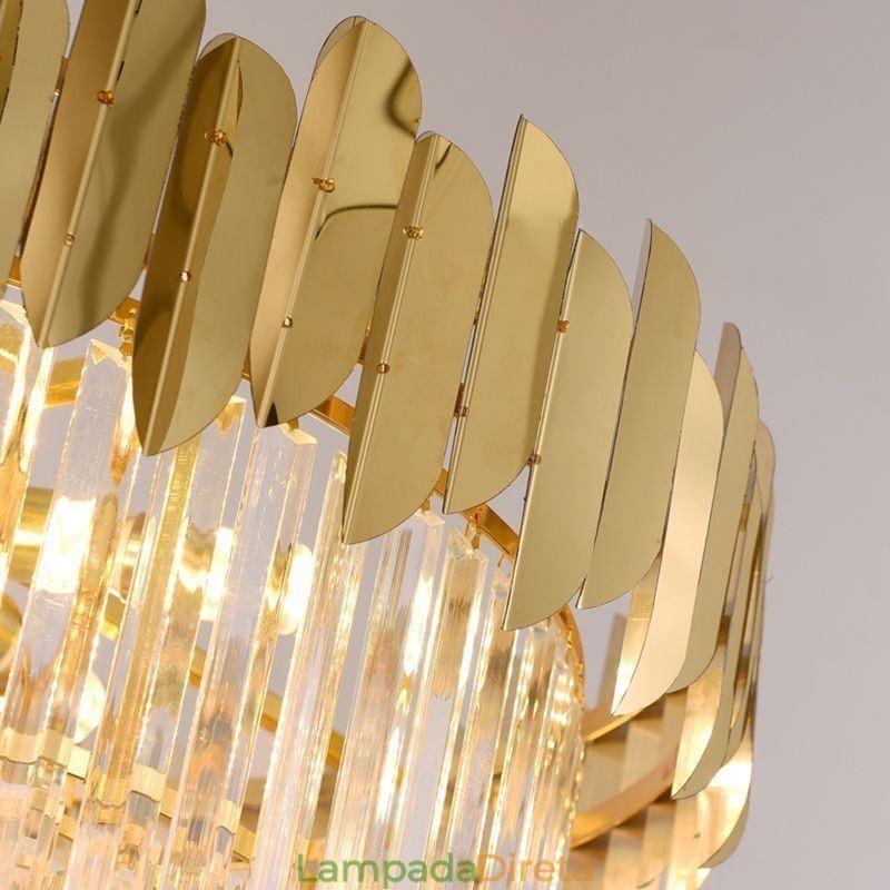 Lindo pendente K9 Cristal Luz de teto