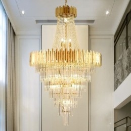 Lindo pendente de cristal luminária de teto