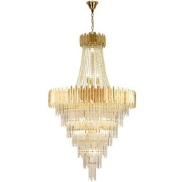 Lindo pendente de cristal luminária de teto