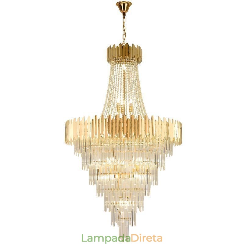 Lindo pendente de cristal luminária de teto