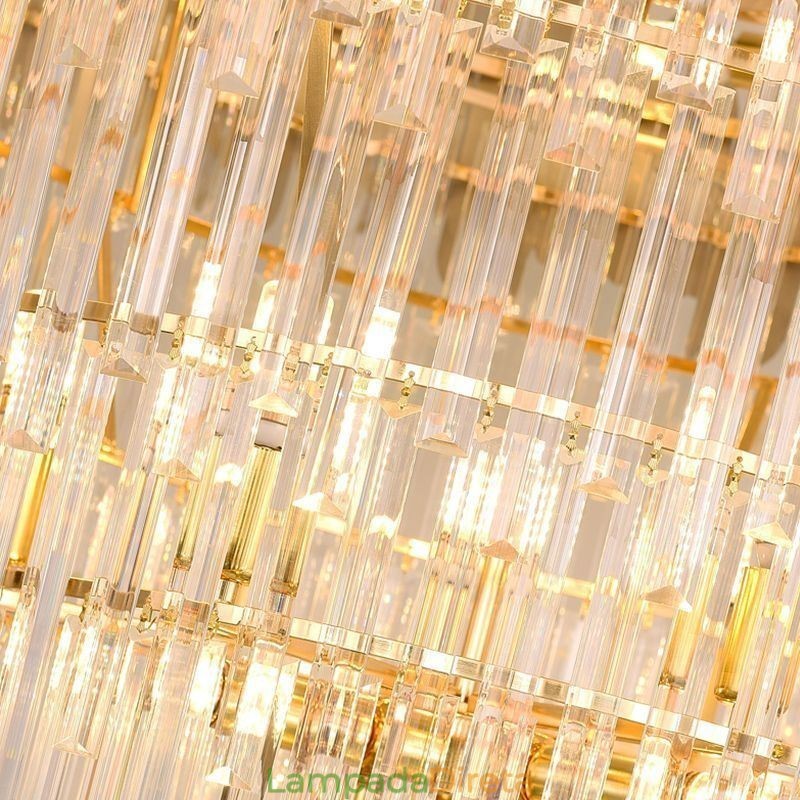 Lindo pendente de cristal luminária de teto