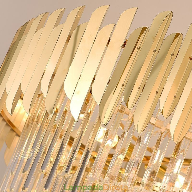 Lindo pendente de cristal luminária de teto