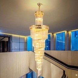 Luminária pendente de luxo grande luminária suspensa 12 16 18 luzes