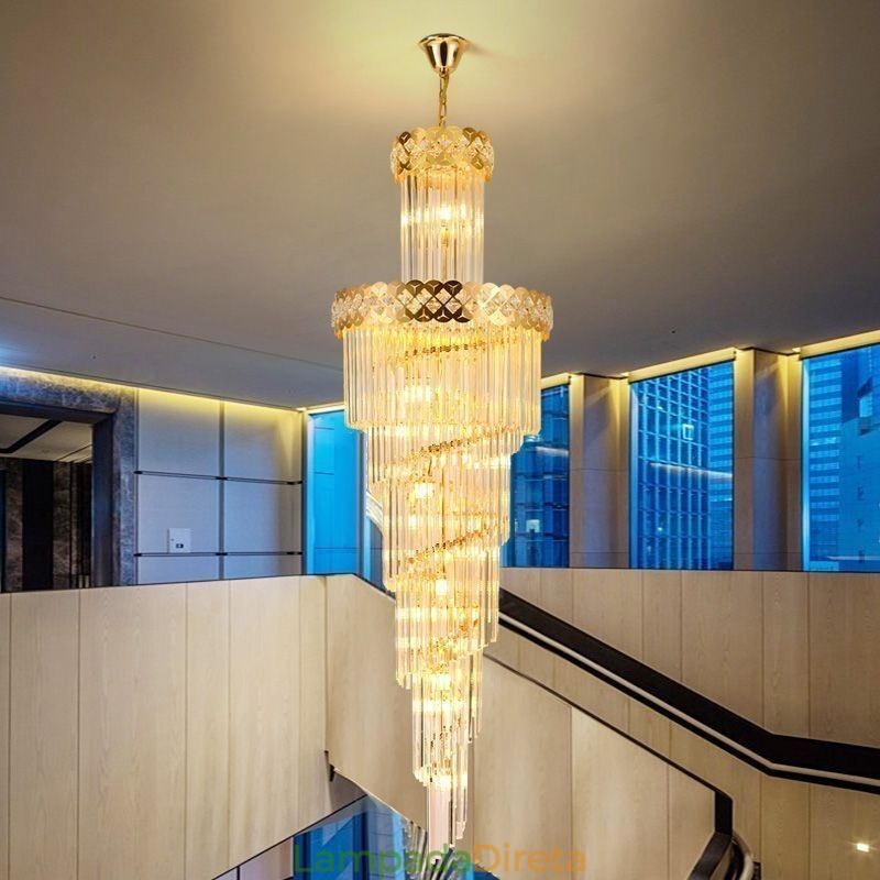 Luminária pendente de luxo grande luminária suspensa 12 16 18 luzes