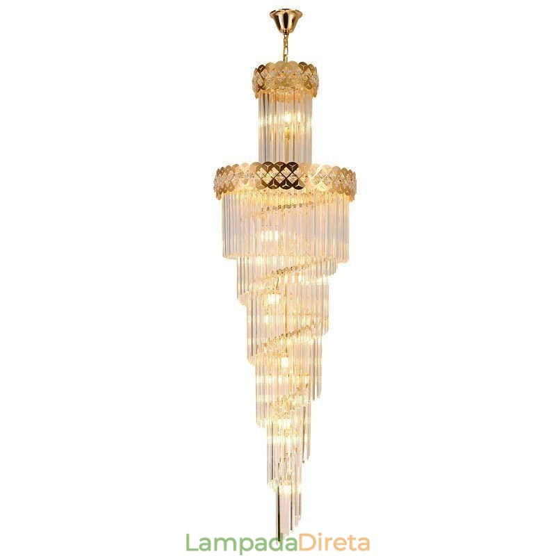 Luminária pendente de luxo grande luminária suspensa 12 16 18 luzes