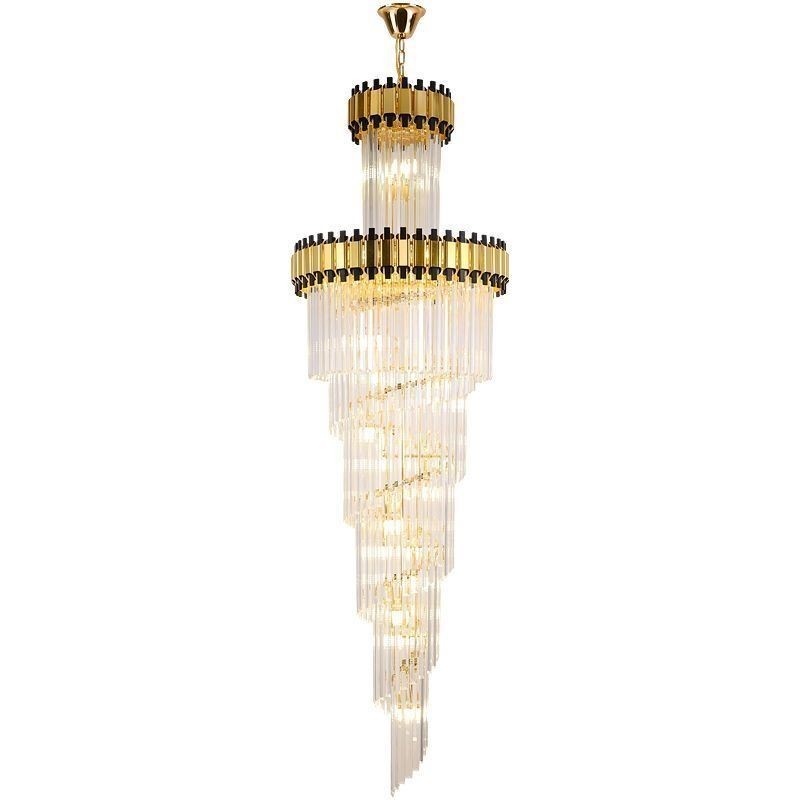 Luminária pendente de cristal moderna e espetacular K9 para teto