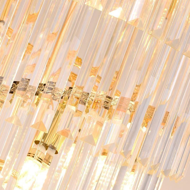 Luminária pendente de cristal moderna e espetacular K9 para teto