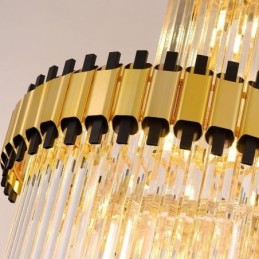 Luminária pendente de cristal moderna e espetacular K9 para teto