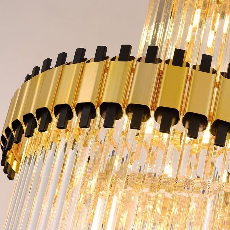 Luminária pendente de cristal moderna e espetacular K9 para teto
