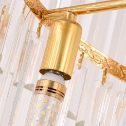 Luminária pendente de cristal moderna e espetacular K9 para teto