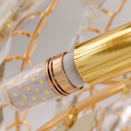 Luminária pendente europeia moderna e espetacular K9, luminária de teto