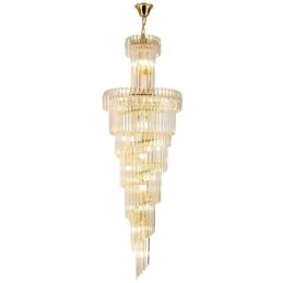 Luminária pendente de cristal moderna para teto