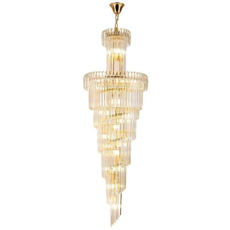 Luminária pendente de cristal moderna para teto