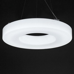 Projeto de iluminação de lustre de acrílico com economia de energia superior, luz pendente redonda moderna