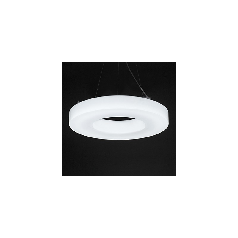 Projeto de iluminação de lustre de acrílico com economia de energia superior, luz pendente redonda moderna