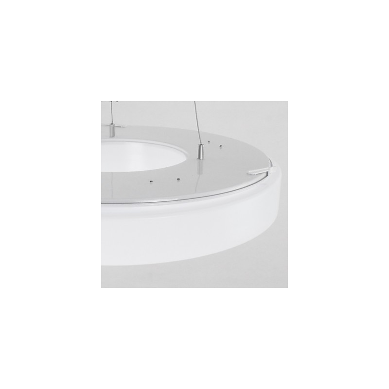 Projeto de iluminação de lustre de acrílico com economia de energia superior, luz pendente redonda moderna