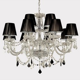 Lustre de Cristal Elegante com 12 Luzes