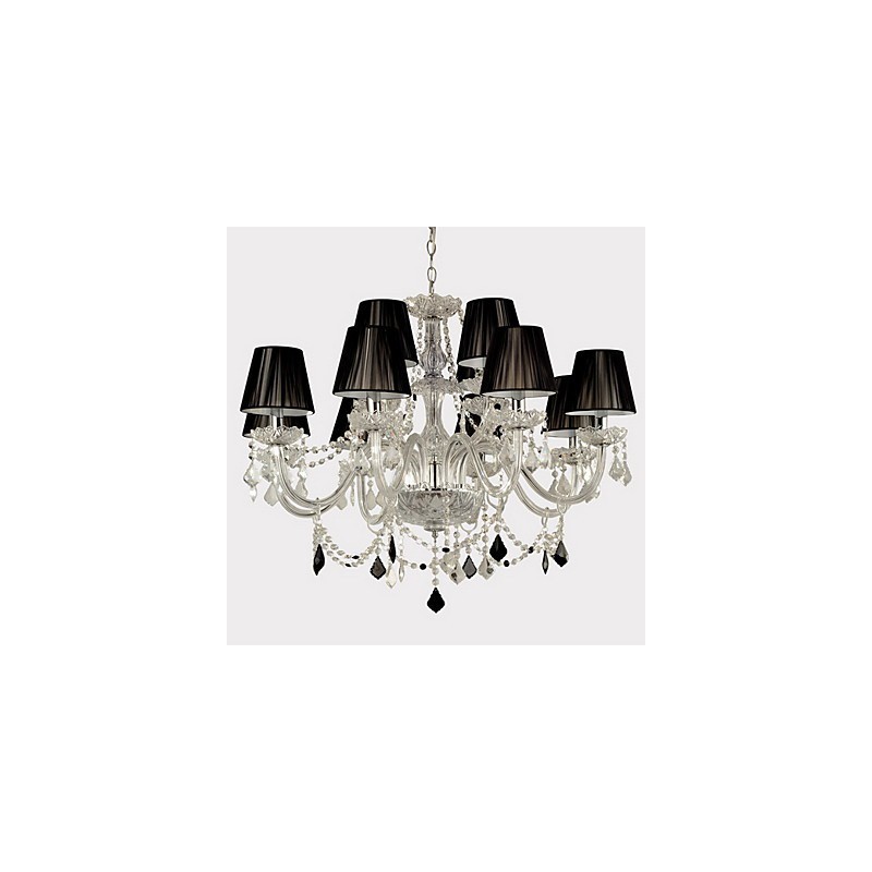 Lustre de Cristal Elegante com 12 Luzes